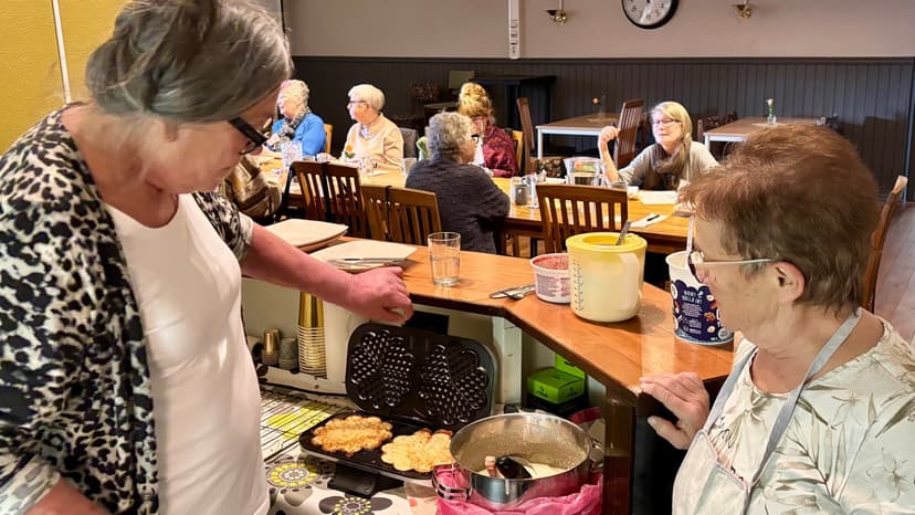 Inger och Smulan gör våfflor