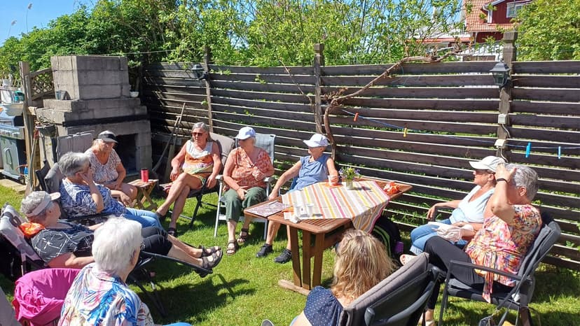 Medlemsmöte hos Barbro 