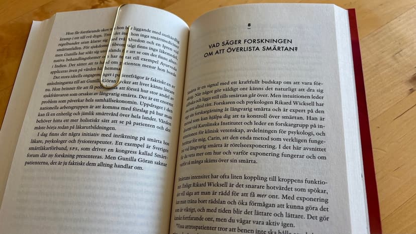 Vad säger forskningen i Överlista smärtan