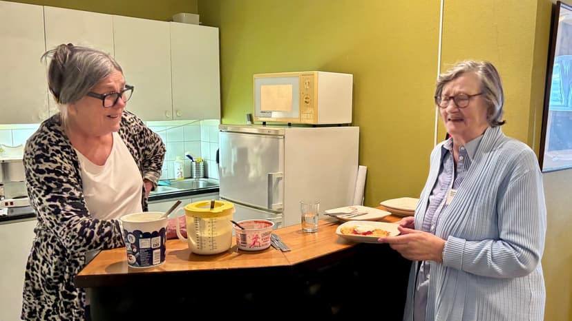 Vi serverar våfflor